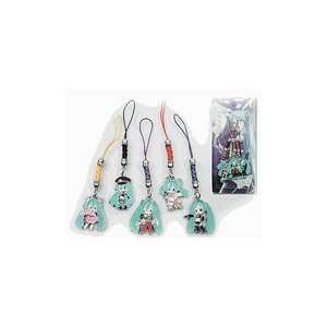  Hatsune Miku Cellstrap set of 5 