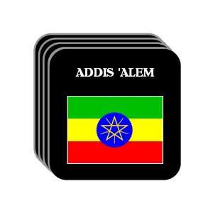  Ethiopia   ADDIS ALEM Set of 4 Mini Mousepad Coasters 