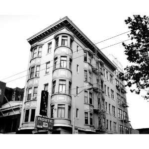  San Fransisco Photo, St Claire Hotel, Black and White 