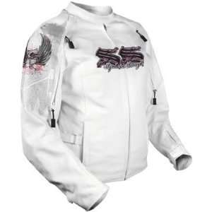  SPEED & STRENGTH TO THE NINES WOMENS JACKET WHITE XS Automotive