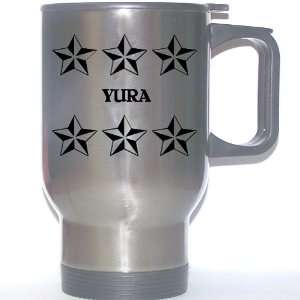  Personal Name Gift   YURA Stainless Steel Mug (black 