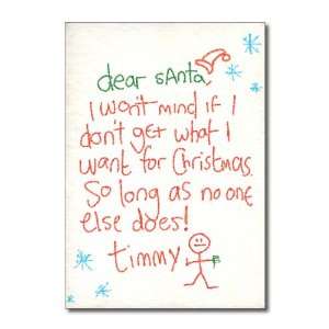  No One Else Does Funny Merry Christmas Greeting Card 