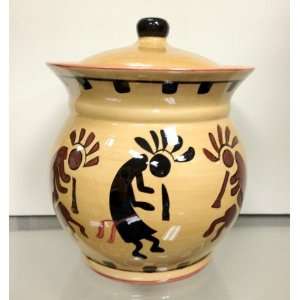  Southwestern KOKOPELLI COOKIE Jar ceramic kitchen NEW 