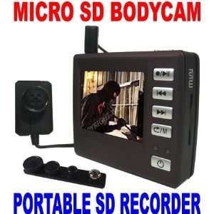 Wolfcom 2 LCD Micro Mini Color SD DVR Body Camera Recorder with 