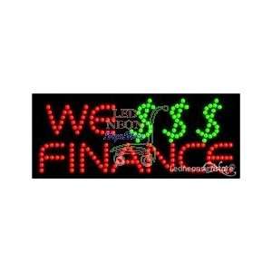  We Finance LED Sign