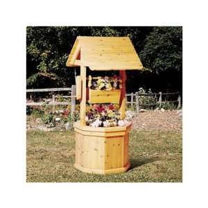  Wishing Well with Planter Plan (Woodworking Project Paper 