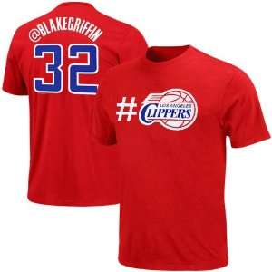   #32 Youth Twitter Name & Number T Shirt   Red