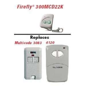  Multicode/ Linear 4120 or 3083 Keychain 2 button w/ 3 year 