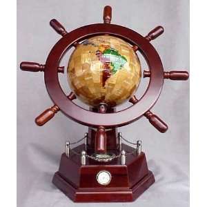  Wooden Globe with Helm