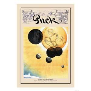  Puck Magazine Speaking of Todays Eclipse Giclee Poster 