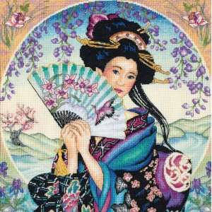  Gold Collection Enchanting Geisha Counted Cross Stitch Kit 