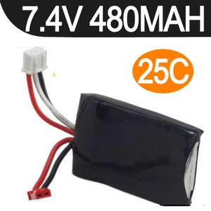4V 480MAH 25C Lipo RC battery 2S 35C R/C helicopter  