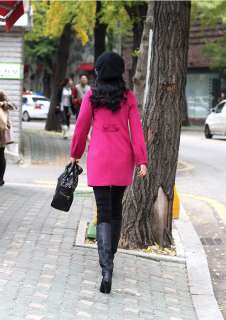 2012 NEW Womens Warm Winter Woolen Coat Outerwear  