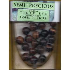  Semi Precious 10mm Tiger Eye Beads   25 pc Arts, Crafts 