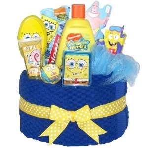  SpongeBob Towel Cake for Boys Baby