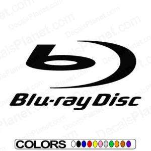 NEW blu ray disc logo car vinyl decal sticker 10  