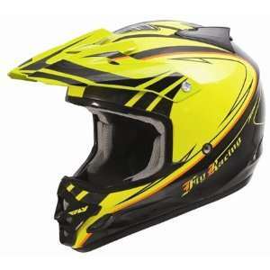  Fly Youth Trophy Full Face Helmet Small  Yellow 