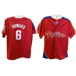  Ryan Howard Youth Laser Jersey by Majestic Athletic 