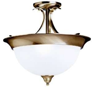  Kichler Lighting 3623 Dover 3 Light Semi Flush Mount