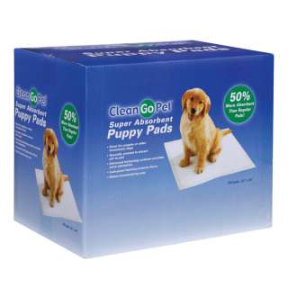CLEAN GO PET PUPPY SUPER ABSORBENT TRAINING PADS 400 CT  
