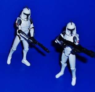 Jedi Master Plo Koon & AT TE Assault Squad Figure Lot Star Wars Clone 