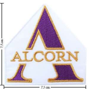  3pcs Alcorn State Braves Logo Embroidered Iron on Patches 