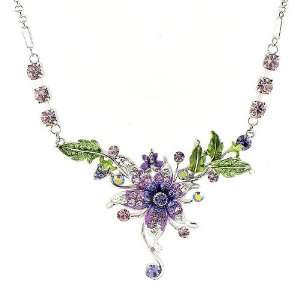   with Purple and Green Swarovski Crystals (3709) Glamorousky Jewelry