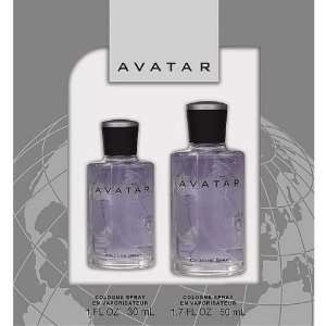 Avatar By Coty for Men Gift Set ( Cologne Spray 1.7 Oz + Cologne Spray 