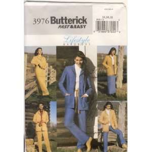  Butterick Sewing Pattern 3976   Use to Make   Misses 