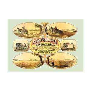  Kemps Patent Manure Spreader 12x18 Giclee on canvas