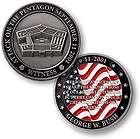 WITNESS SEPT 11,2001 ATTACK ON THE PENTAGON  COIN