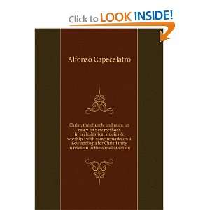   in Ecclesiastical Studies & Worship Alfonso Capecelatro Books