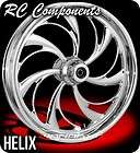 RC Components Wheel Chrome Rear Helix 16 x 5.5 Harley 09 up FLHR FLHX 
