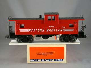 DTD   O SCALE   LIONEL 6 19704 EXTENDED VISION CABOOSE WESTERN 