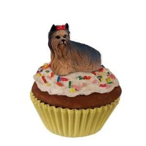 Yorkshire Terrier Cupcake  Trinket Box