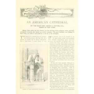   1898 Cathedral of St John the Divine New York Potter 