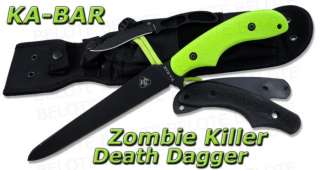 Ka Bar ZK Zombie Killer Death Dagger w/ Sheath 5703 NEW  