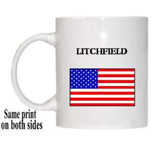  US Flag   Litchfield, Illinois (IL) Mug 