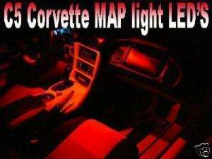 C5 Corvette Rear View Mirror Map LED Lights LS1 Z06 ZO6  