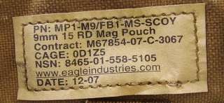 Lot of Four Eagle Pouch Molle 9mm or Knife Holder New  