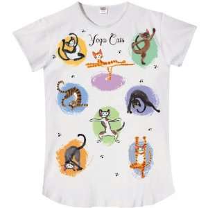  Yoga Cats Sleep Shirt in Gift Bag