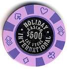 500 Holiday Internatio​nal Las Vegas Nevada Coin Inlay 