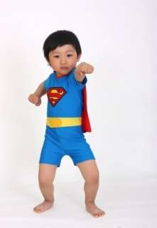 NWT Infant &Toddler Baby Boys Superman Swimwear  