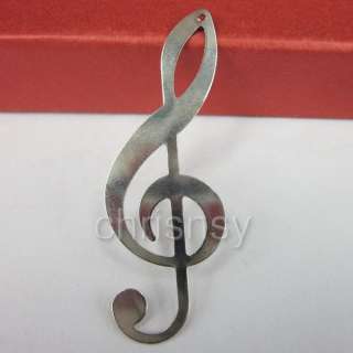 20pcs Earring Findings Connectors Hook Music Note c0599  