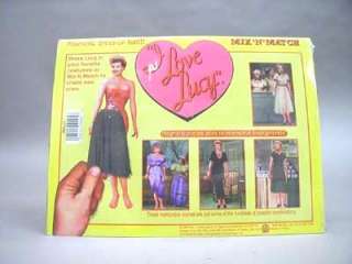 NEW I LOVE LUCY MAGNETIC MAGNET DRESS UP FUN KIT  