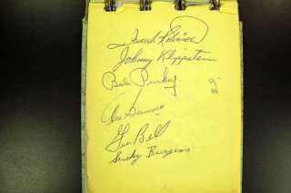 1958 61 Cincinnati Reds Team Signed Autograph Book  