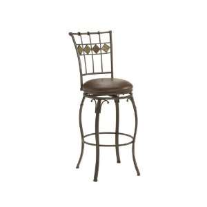   Swivel Bar Stool   Slate Accent in Brown Hillsdale Furniture 4264 830