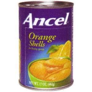 Ancel Orange Shells In Heavy Syrup 17 oz Grocery & Gourmet Food