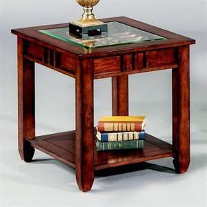  Progressive 44052 04 Mission Hills End Table, Brown Cherry 