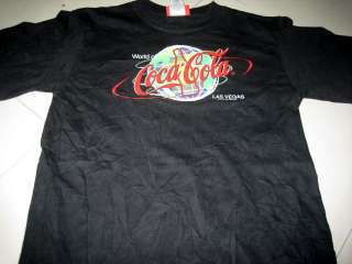 shirt vintage coke coca cola las vegas enjoy retro black S  